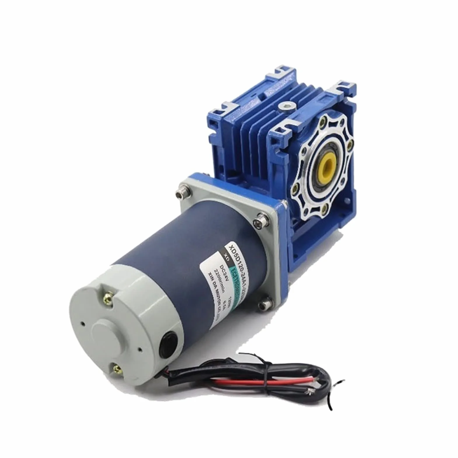 Schrittmotor, 12. 0w 12V 24V DC Wurm-Gang-Reduziermotor Nmrv40. Getriebemotor. RV40. Selbsthemmender Niedriggeschwindigkeitsregulierungsmotor Cw ccw(140rpm,12V)