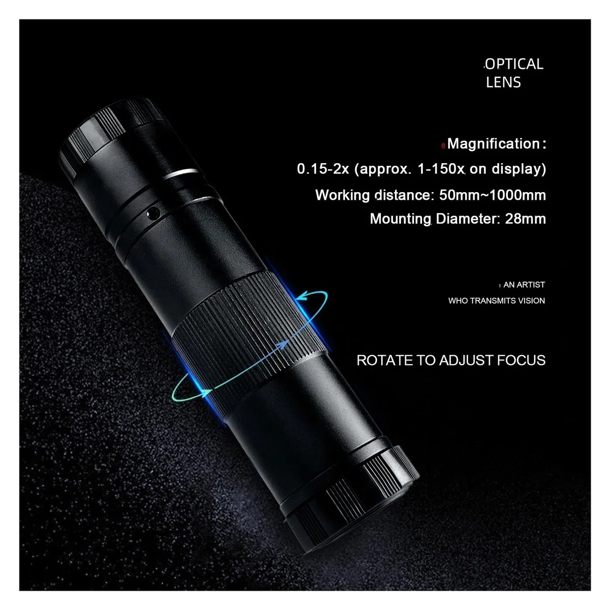 4K 2K Full HD Digitalmikroskop 1080P 60FPS USB VGA Mikroskopkamera 150X Industriemikroskop Aktualisierter Ständer