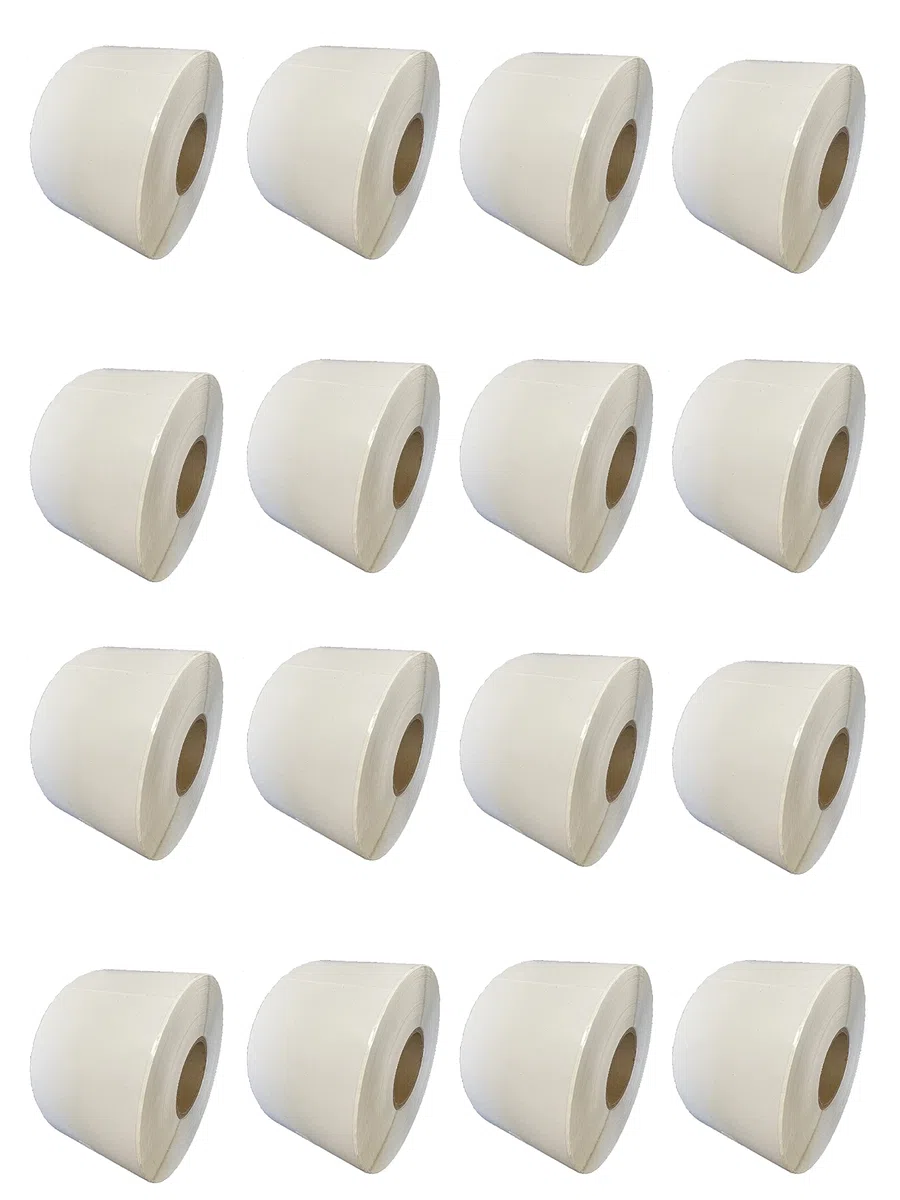 Leyf Versandetiketten/Etikett für 105 mm x 148 mm / 16 Rolle Pack-Etikett x 1150 St. Je Rolle = 18400 Label /- 3 Zoll Kern/Thermo Etiketten, Standard, Industriedrucker, Grand