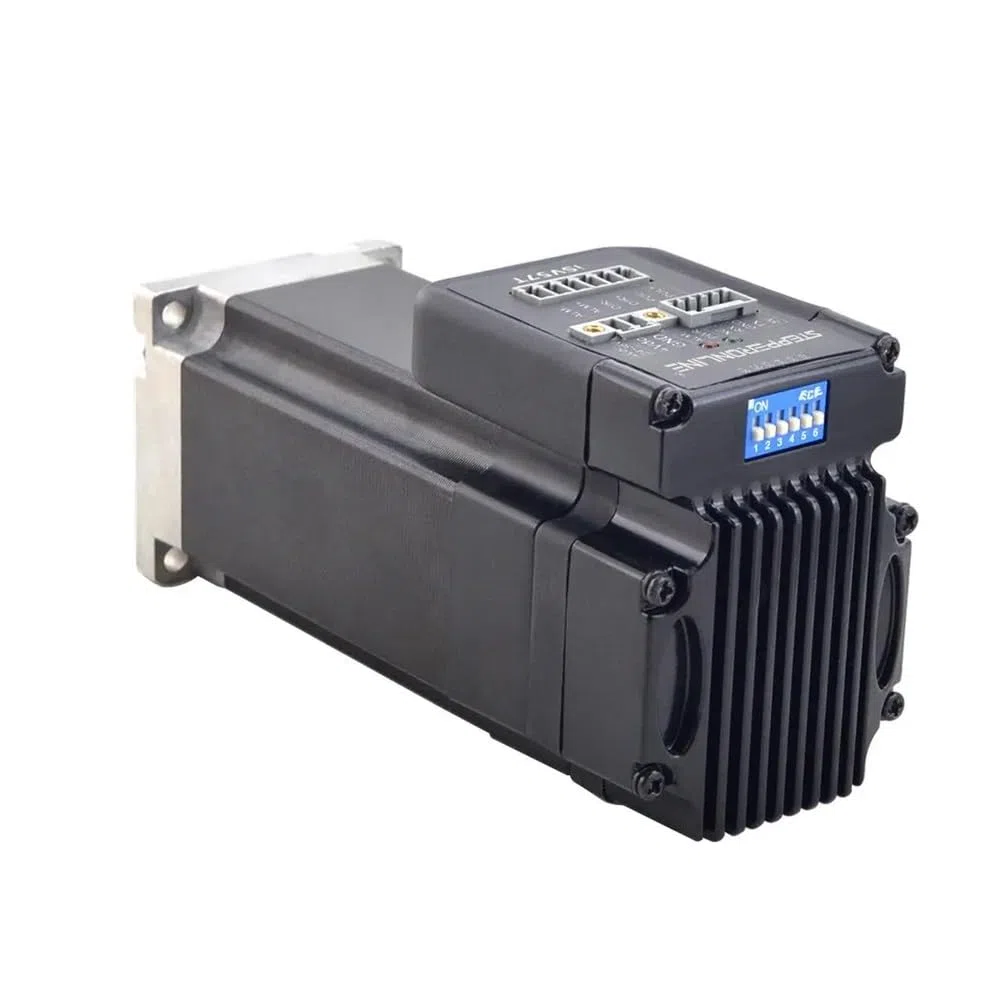 90W Nema 23 Integrated Servo Electronic Starter with Driver 3000RPM 0.3Nm 20-50VDC Brushless DC Servo Electronic Starter and Driver Motor