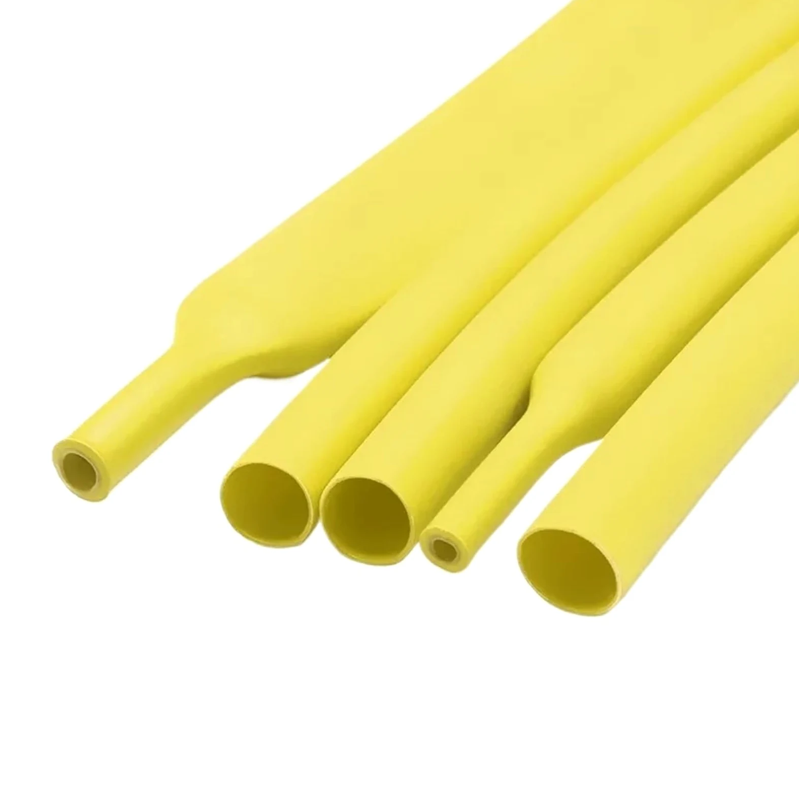 10/50/100M 200Meter 3:1 Schrumpfschlauch Schwarz Mit Kleber Polyolefin Schrumpfen Verschiedene Verhältnis Klebstoff Draht Kabel Sleeving Schläuche(Yellow,19.1mm,200m)