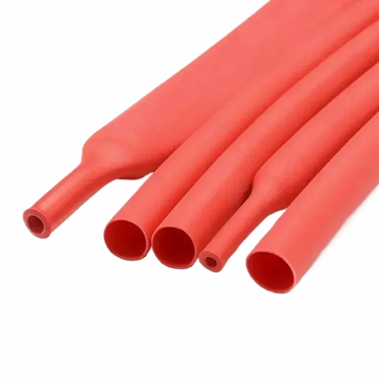 100 Meter/10M 3:1 Schrumpfschlauch Schwarz mit Kleber Polyolefin Schrumpfen Verschiedenes Verhältnis Klebstoff Draht Kabel Sleeving Tubing(Red,19.1mm,200m)