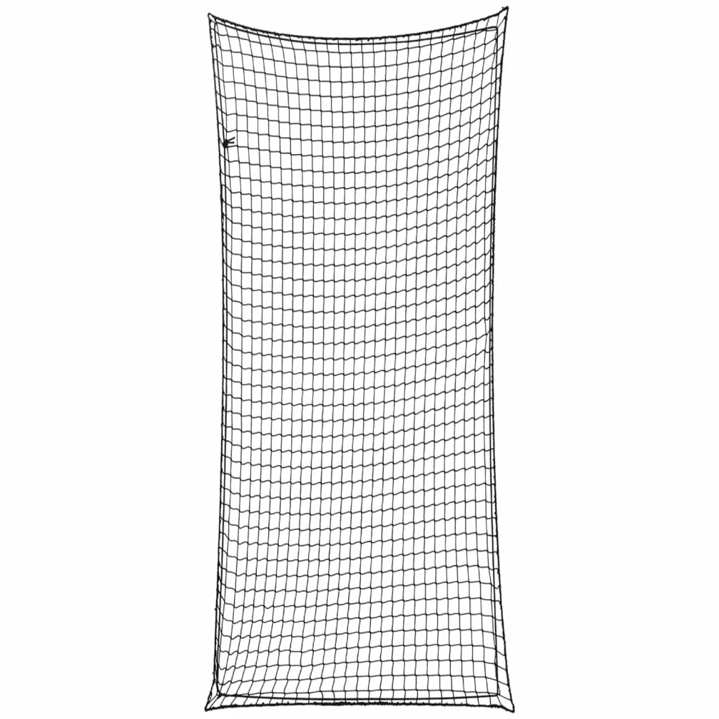 Anhängernetz mit Gummiseil Schwarz 8x3,5m aus PP für Ladungssicherung