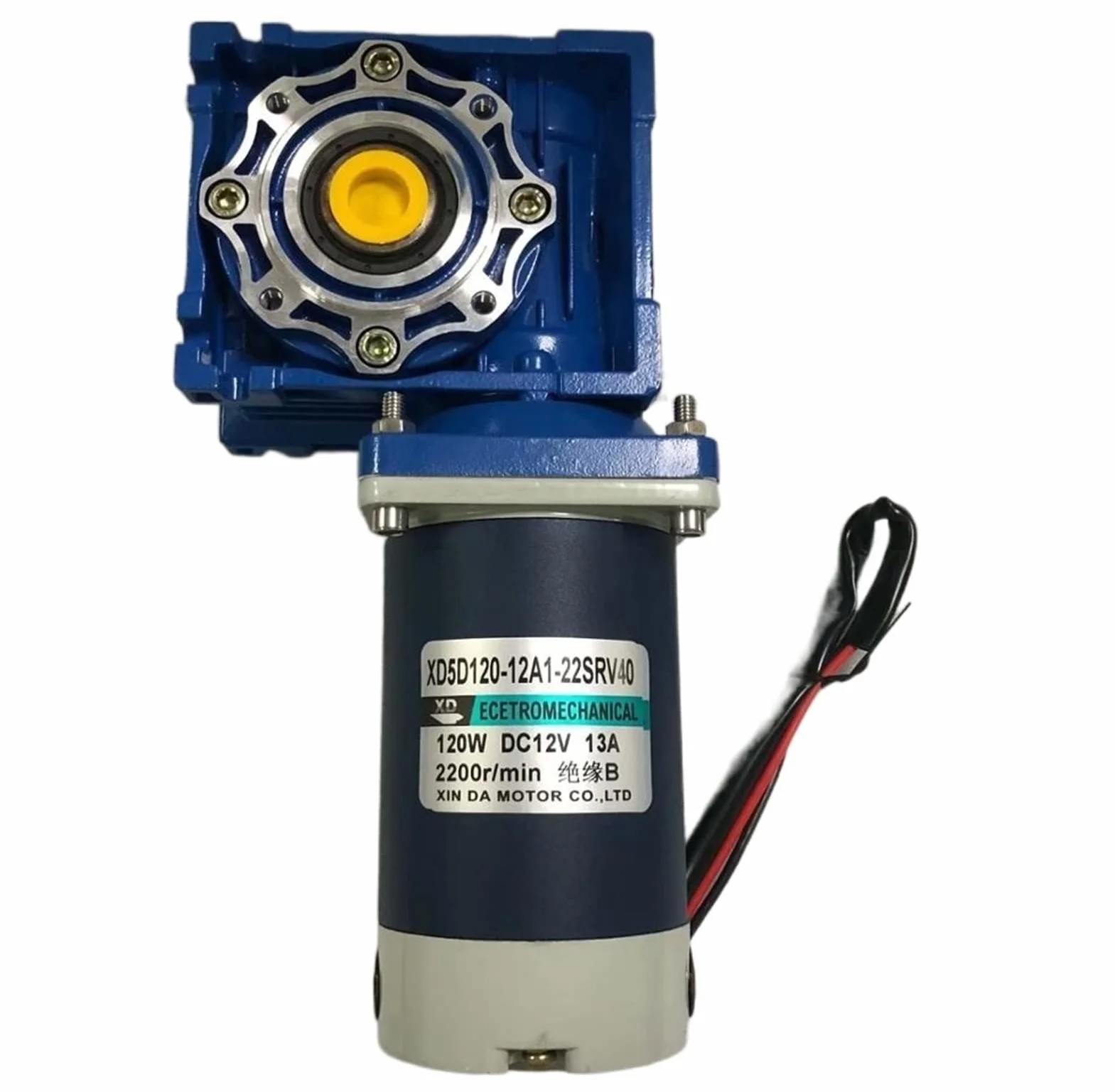 Schrittmotor, 12. 0w 12V 24V DC Wurm-Gang-Reduziermotor Nmrv40. Getriebemotor. RV40. Selbsthemmender Niedriggeschwindigkeitsregulierungsmotor Cw ccw(140rpm,12V)