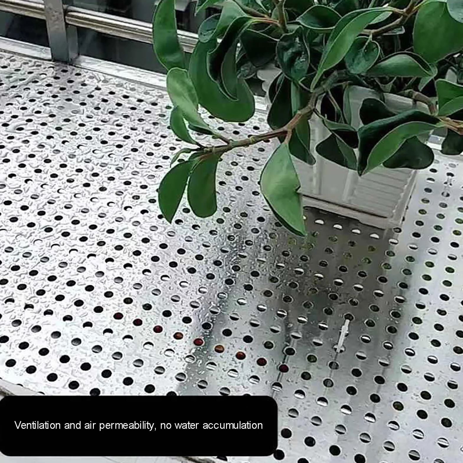 Lochblech Edelstahl 304, 50/55/57/60/65/67/70cm Breite Metallgitterplatte, dekorativer Sichtschutz mit 8mm Lochdurchmesser, ideal für DIY-Projekte und Belüftung