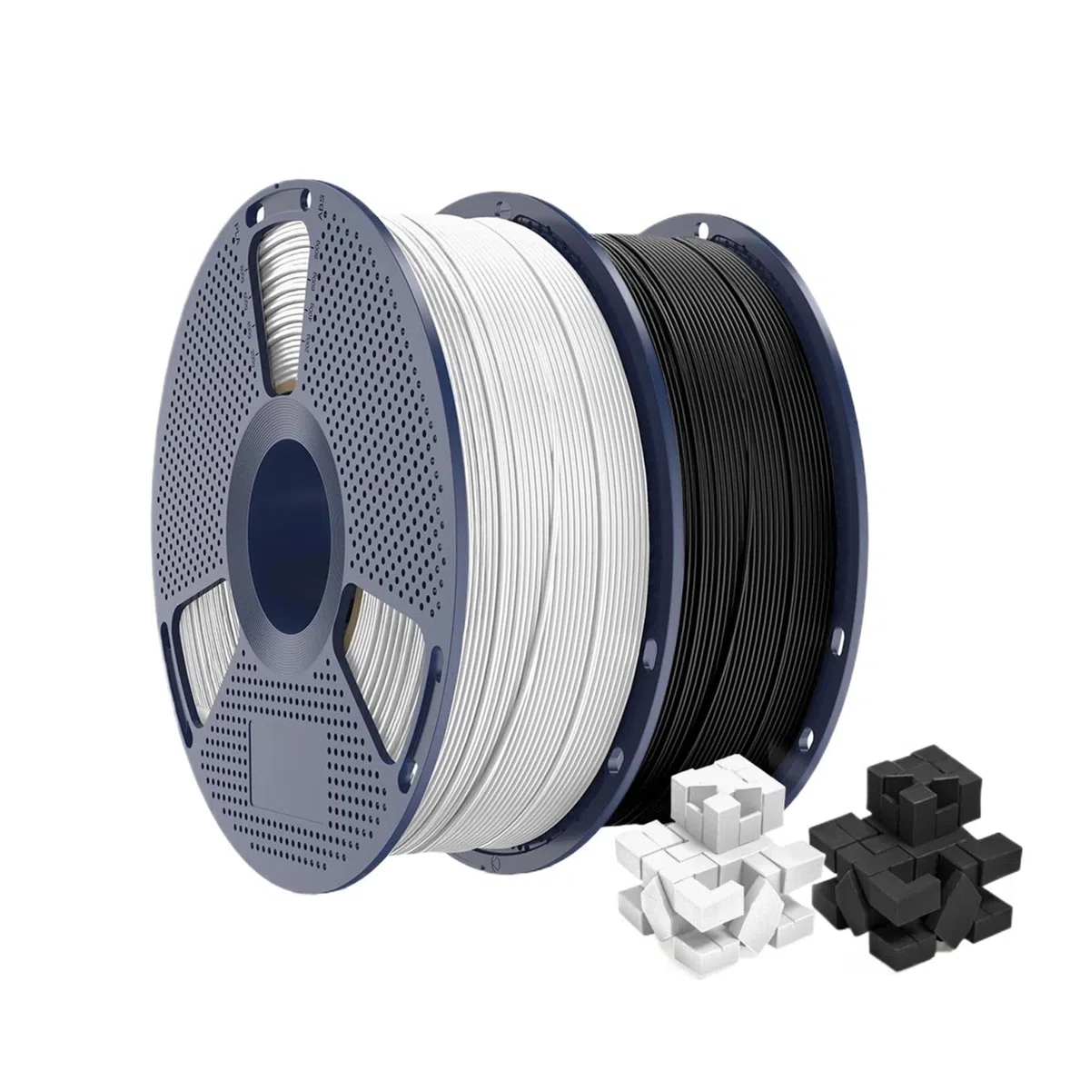 Filament 0,5 kg 1,75 mm 95 A for 3D-Drucker + hitzebeständige Mehrfarbenoptionen(2 Black)