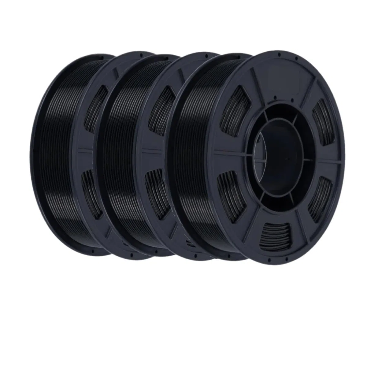 Filament 300G 1,75 mm 3D-Drucker Flexibles Filament Kunststoffmaterial Filament for die meisten 3D-Druckfilamente ohne Blasen(TPU Black 300g-3P)