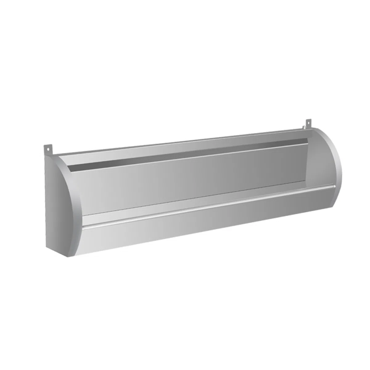 Urinal für Herren, Wandmontage, Edelstahl, 100 cm, mit Ablaufrohr, platzsparendes Urinal für Schulen, Krankenhäuser, Bars und Orte