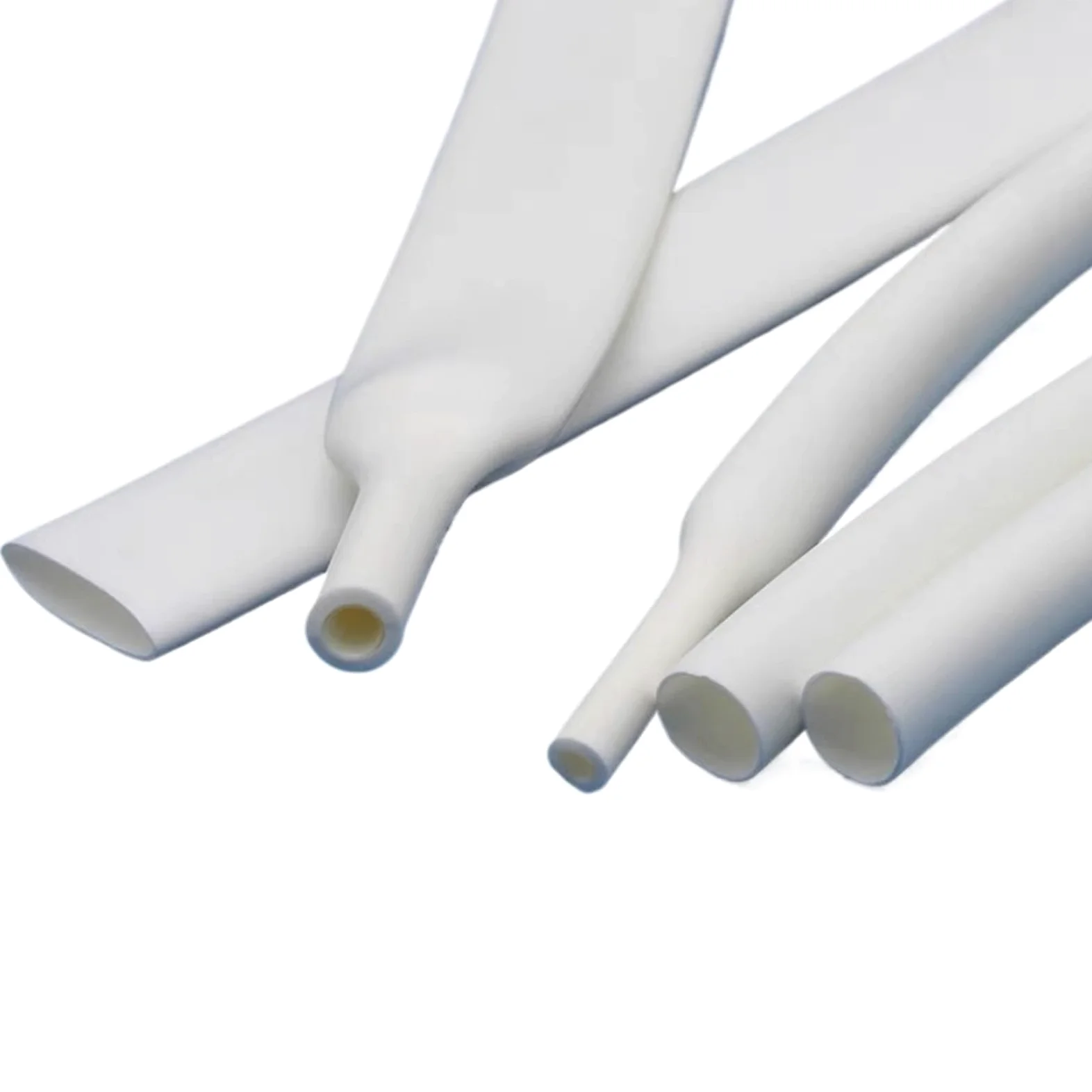 10/50/100M 200Meter 3:1 Schrumpfschlauch Schwarz Mit Kleber Polyolefin Schrumpfen Verschiedene Verhältnis Klebstoff Draht Kabel Sleeving Schläuche Geeignet für Kabelreparaturen(White,25.4mm,200m)