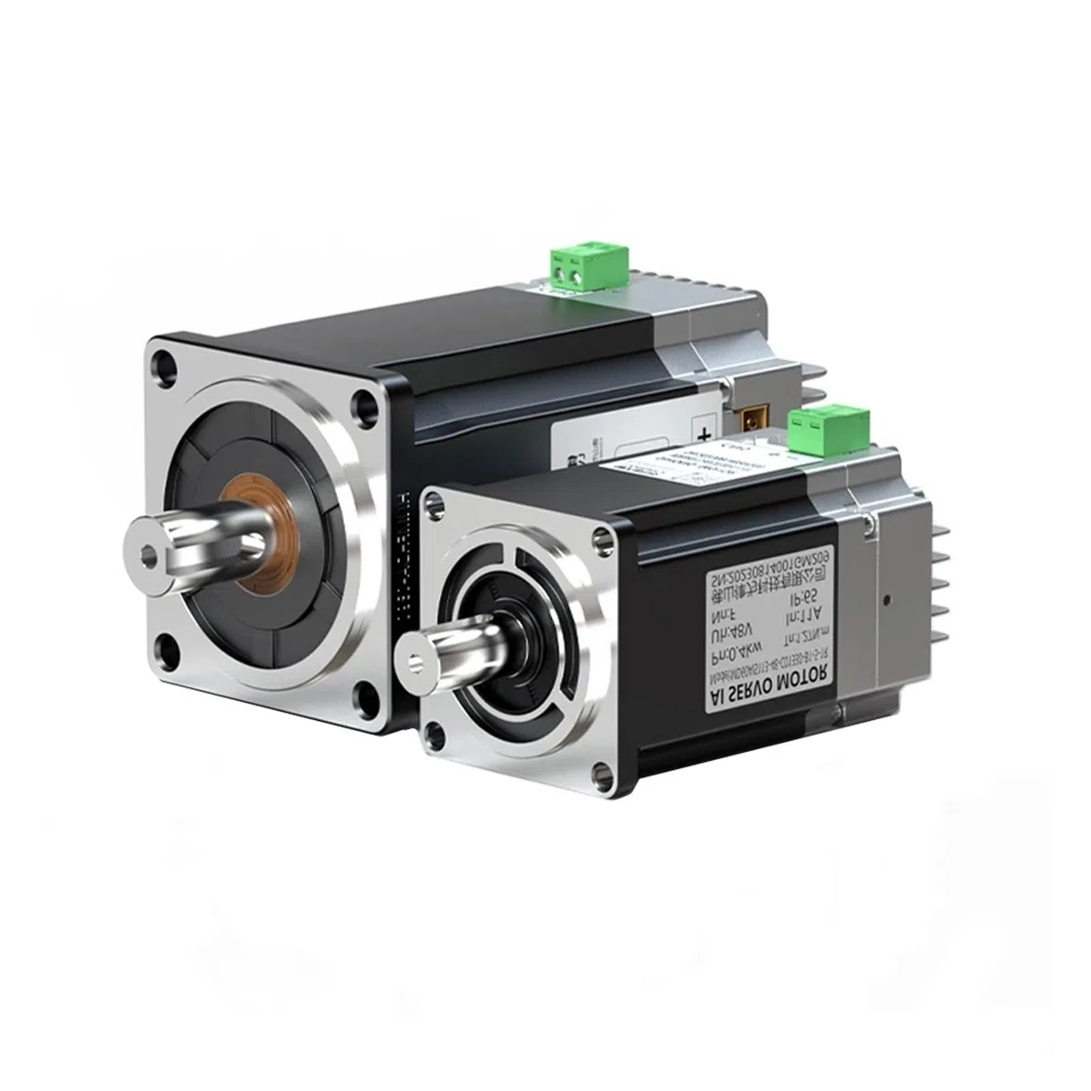 24V 48V 200W 400W 750W DC Servo Electronic Starter Low Voltage Servo Electronic Starter 40mm 57mm 60mm 80mm Flange 17Bit Encoder Pulse Input RS485 3000rpm(80mm Flange 1KW 72V)